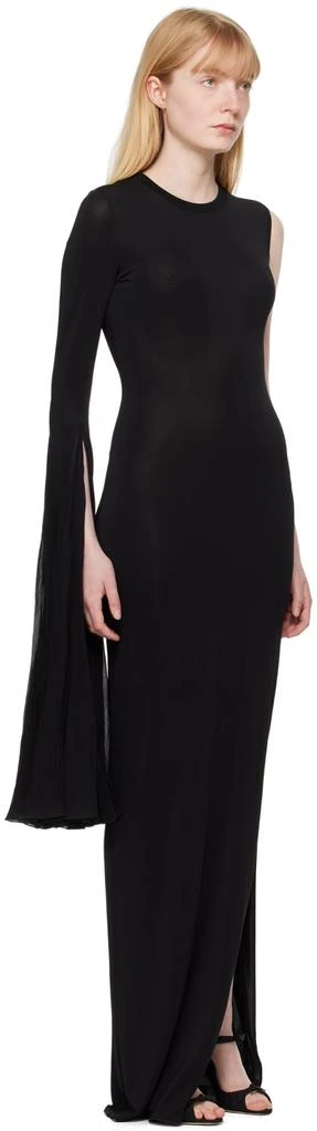 Nensi Dojaka Black Asymmetric Maxi Dress - Dresses & Skirts - Free Shipping  - BeyondStyle
