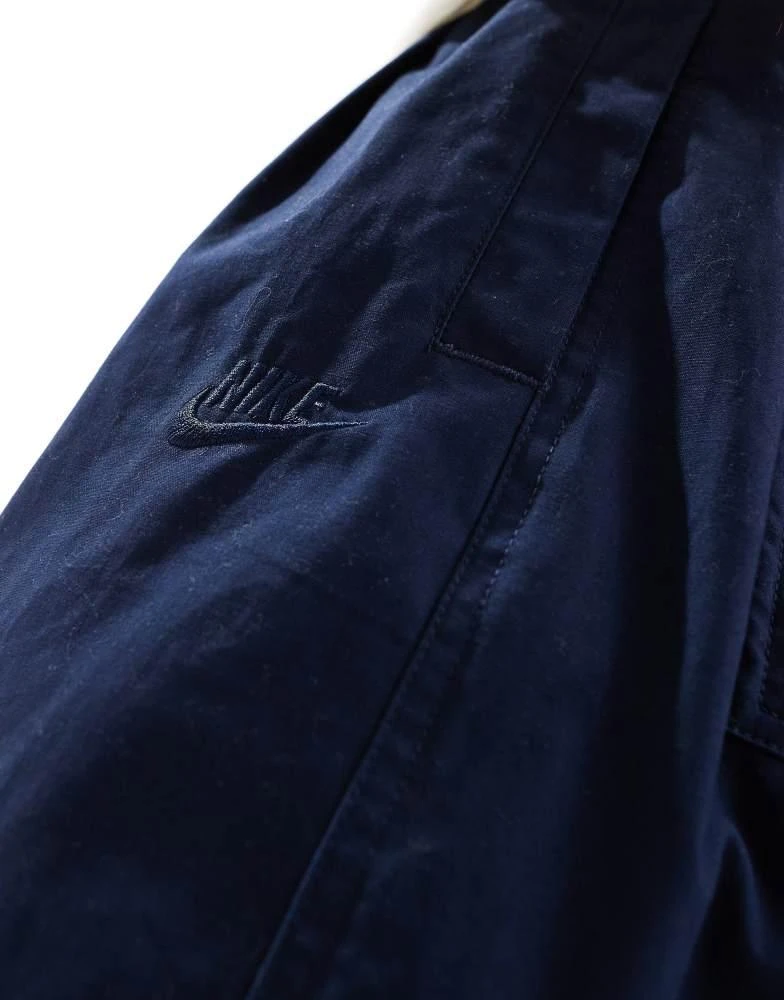 NIKE Nike Club woven balloon oversized trousers in navy 4