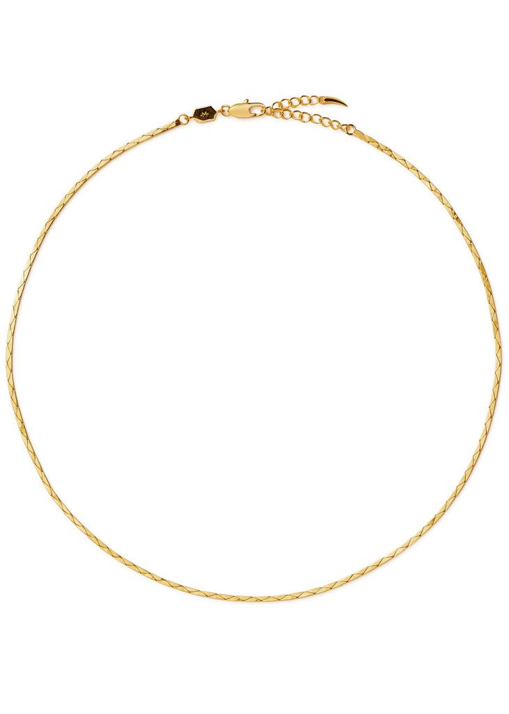Missoma X Lucy Williams Cobra 18kt gold-plated choker