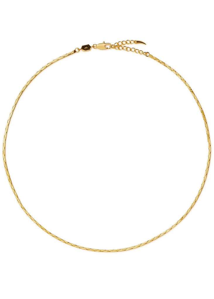 Missoma X Lucy Williams Cobra 18kt gold-plated choker 1
