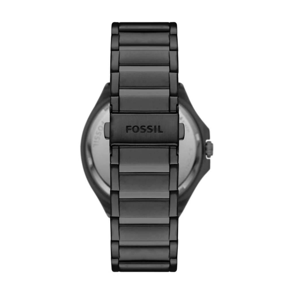 Fossil Men's Evanston Automatic, Black-Tone Stainless Steel Watch 3