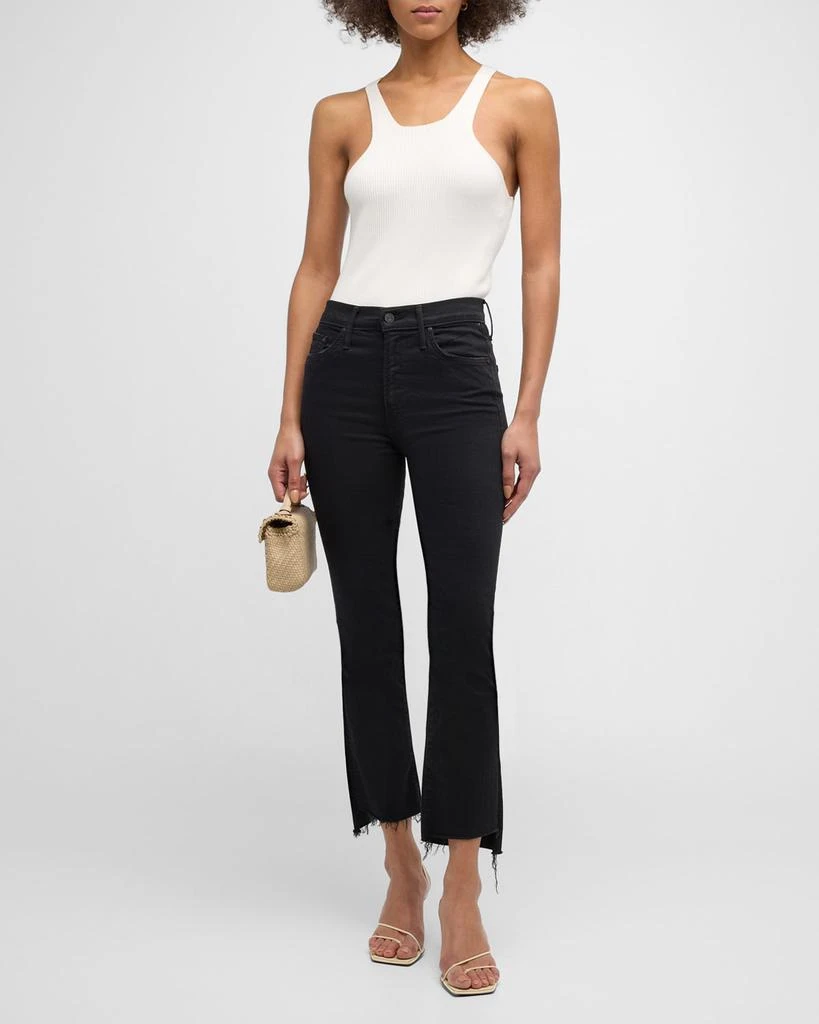 MOTHER The Insider Crop Step Fray Jeans 2