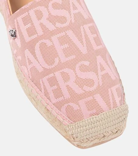 Versace Versace Allover canvas espadrilles 6