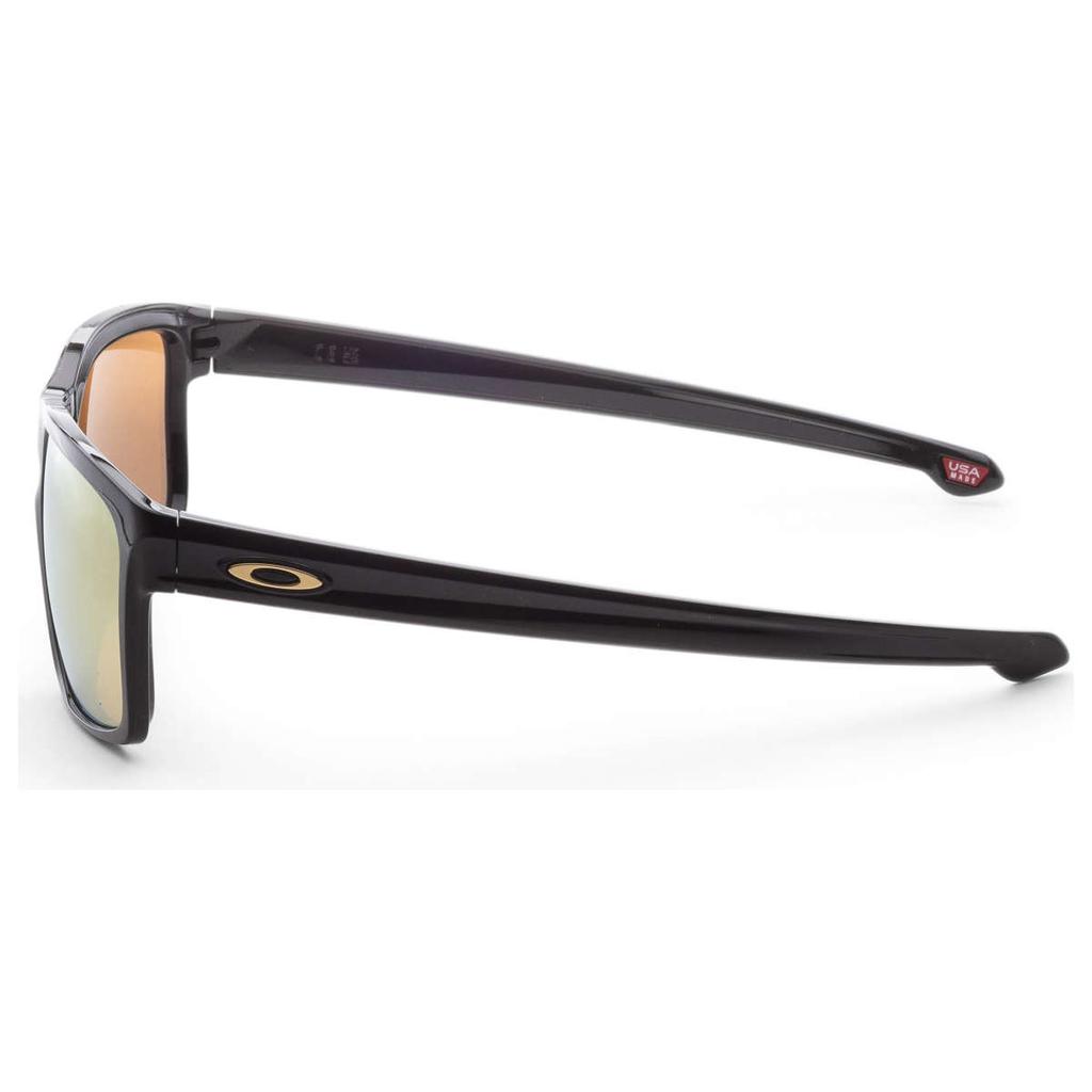 Oakley Oakley Silver Men's Black Rectangular Sunglasses