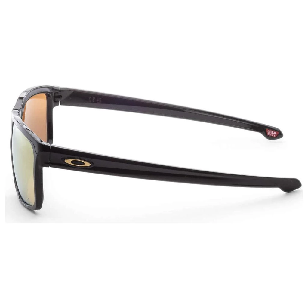 Oakley Oakley Silver Men's Black Rectangular Sunglasses 2