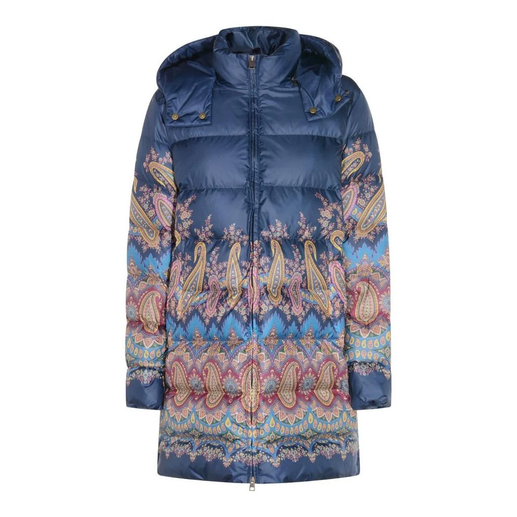 ETRO Etro Hood Placed Print Down-Jacket from Cettire