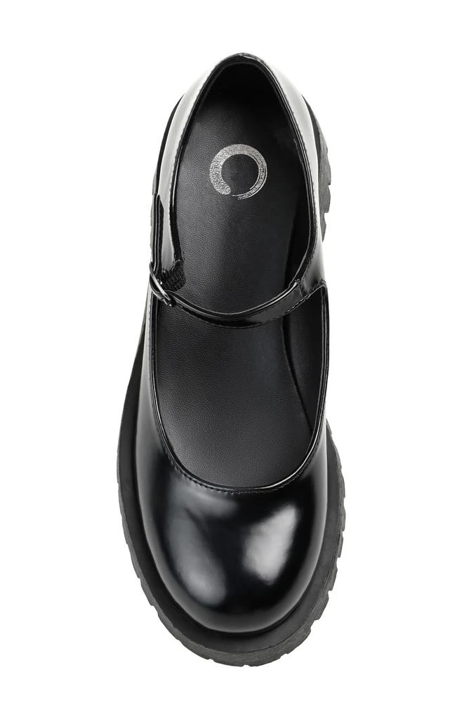 Journee Collection Kamie Mary Jane Platform Flat 4