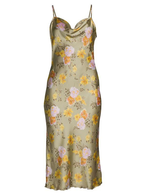 Bebe Satin Slip Dress 3