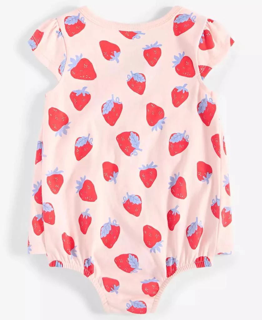 First Impressions Baby Girls Strawberry-Print Skirted Sunsuit, Exclusively at Macy's 3
