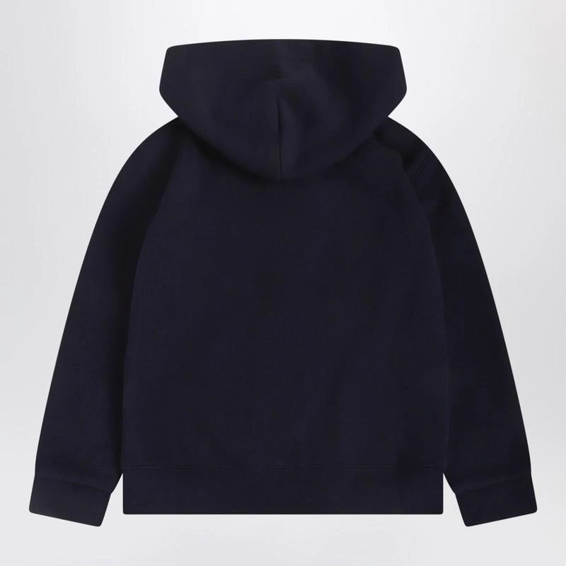 Ralph Lauren Navy blue zip hoodie with logo 2