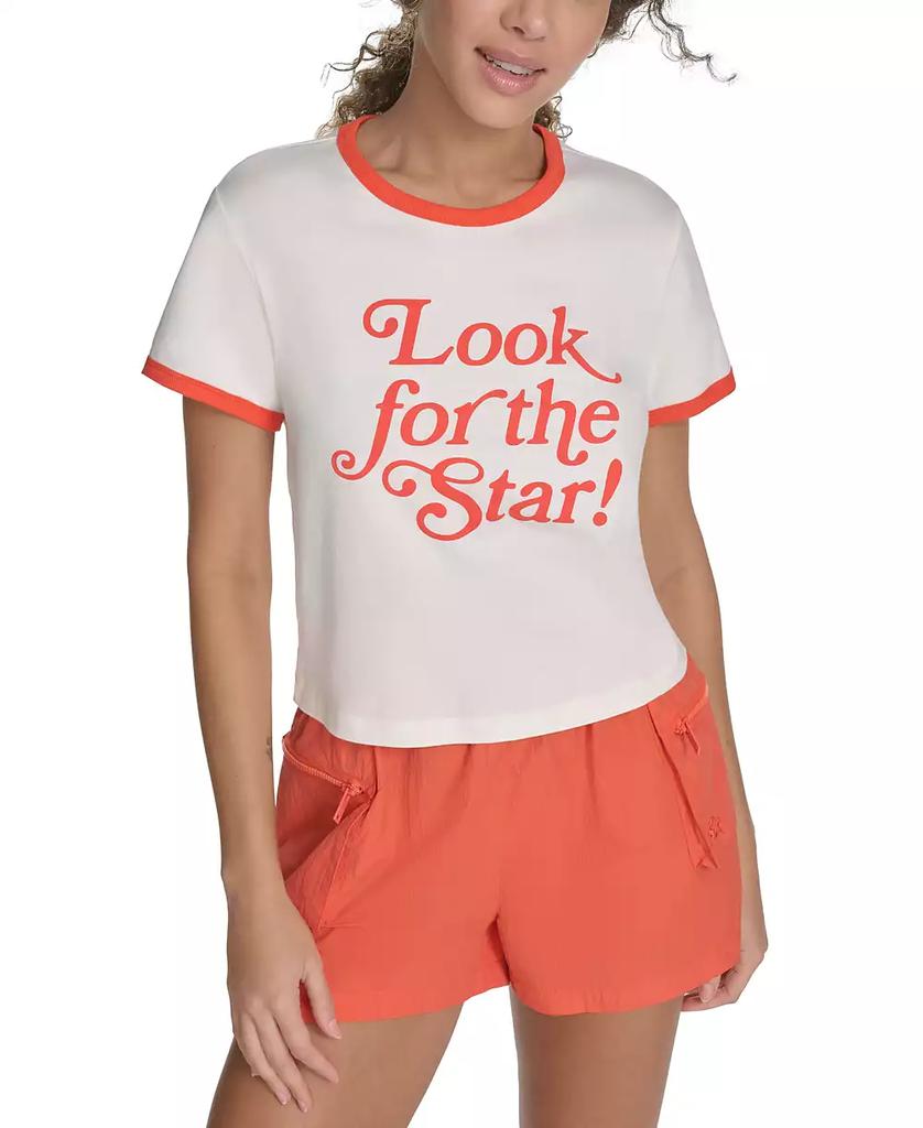 Starter Women's Cotton Look for The Star Graphic T-Shirt