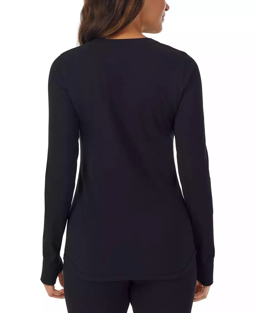 Cuddl Duds Women's Cottonwear Long-Sleeve Thumbhole Top 2