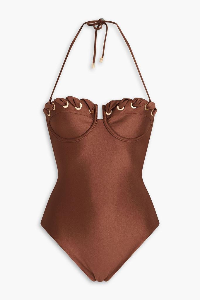 Zimmermann Printed cotton beach cover-up - BeyondStyle