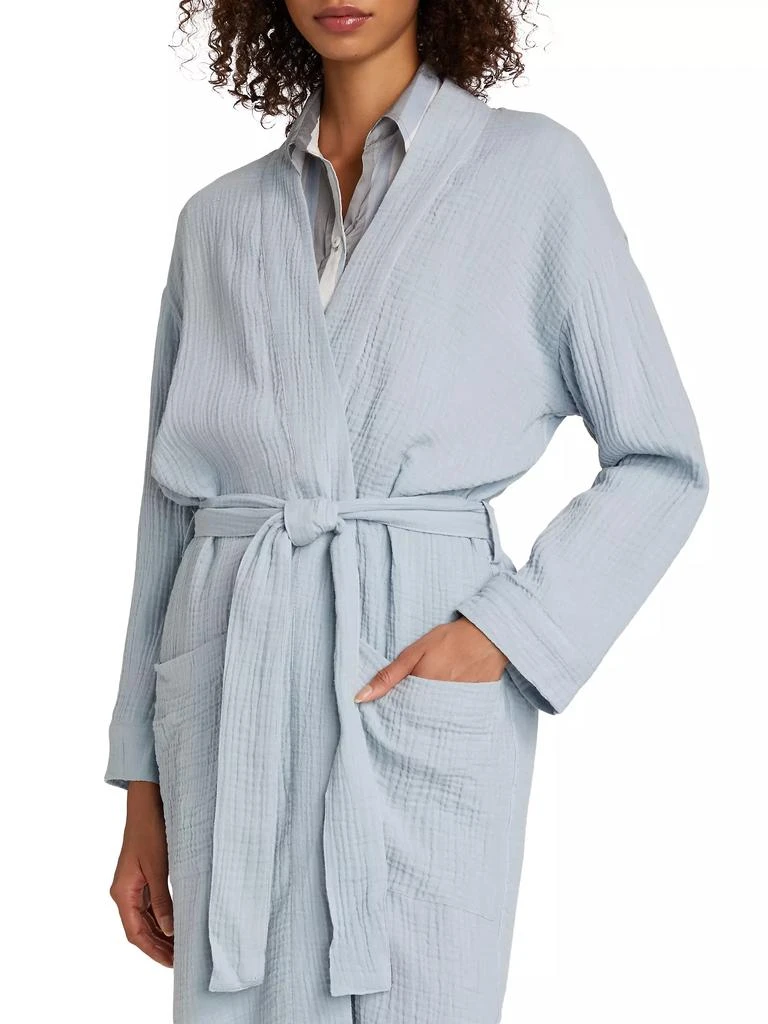 Pour Les Femmes Angel Cotton Gauze Long Robe 6