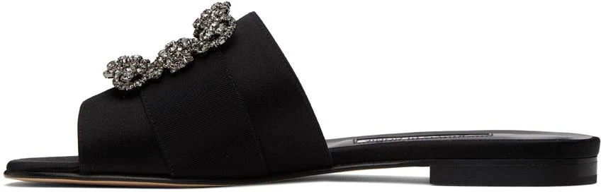 Manolo Blahnik Black Martamod Sandals 3