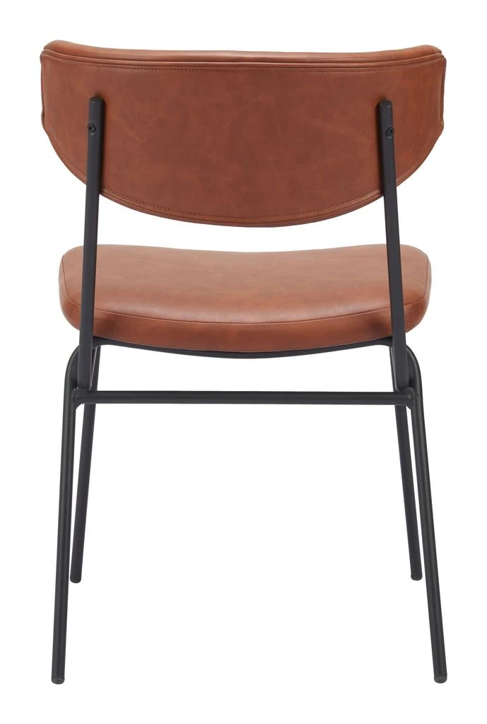 Hivvago Charon Dining Chair (Set of 2) Vintage Brown 6