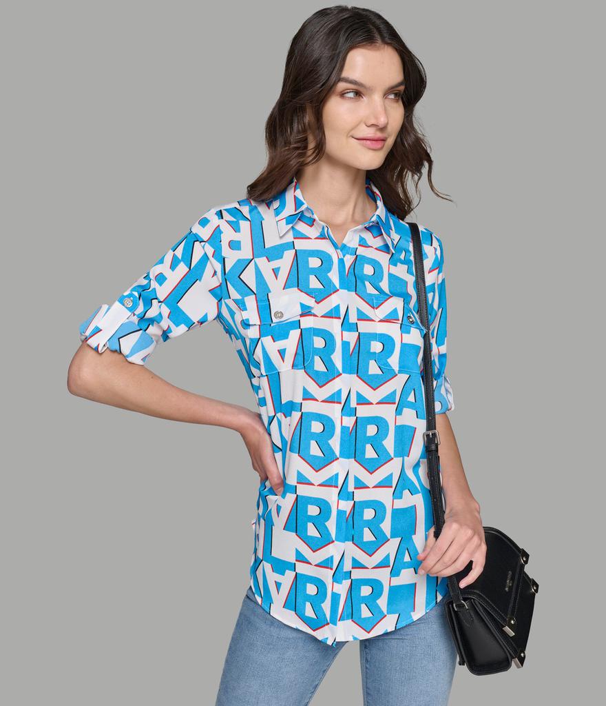 Karl Lagerfeld Paris SUMMER PARIS SCENE WHIMSY BLOUSE