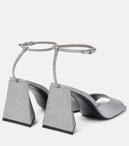 The Attico Piper 85 glitter-embellished sandals 3