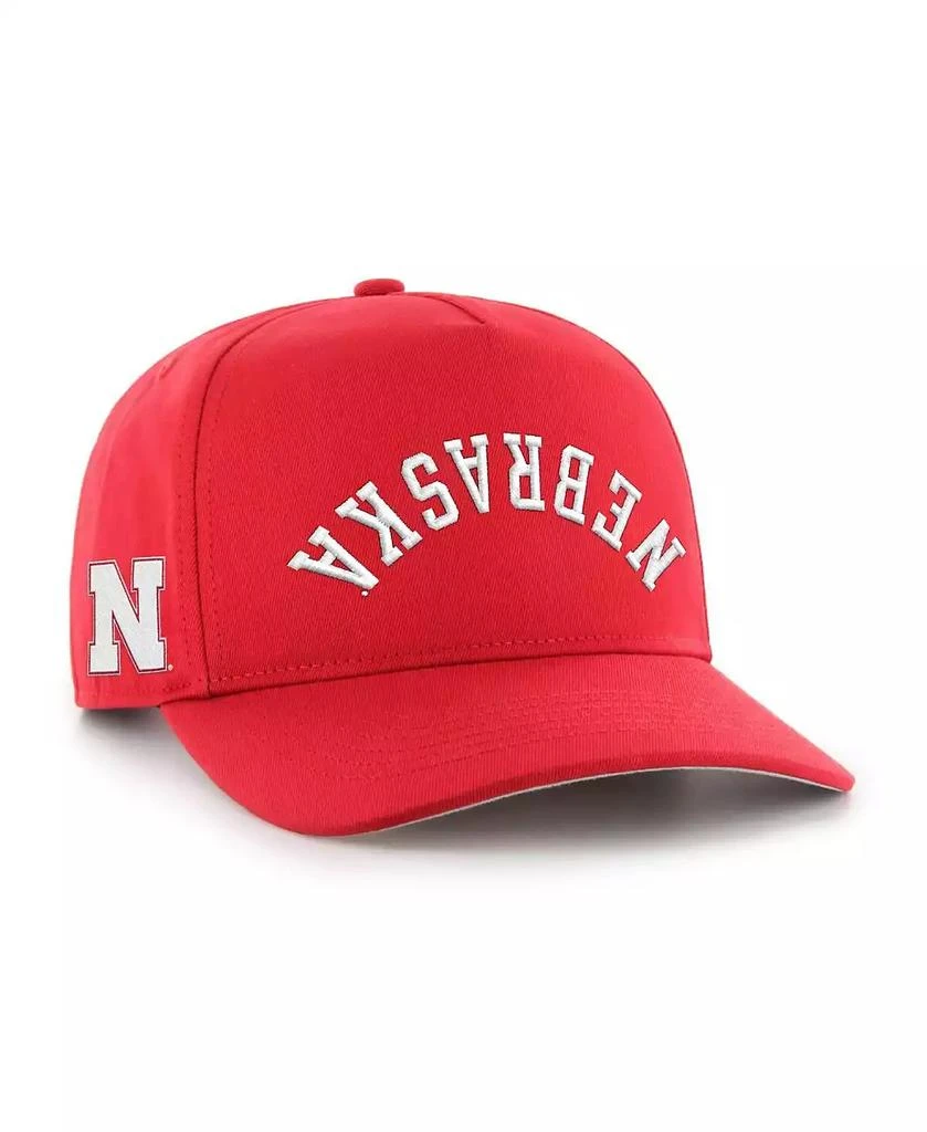 47 Brand Men's Scarlet Nebraska Huskers Flip Script Hitch Adjustable Hat 1