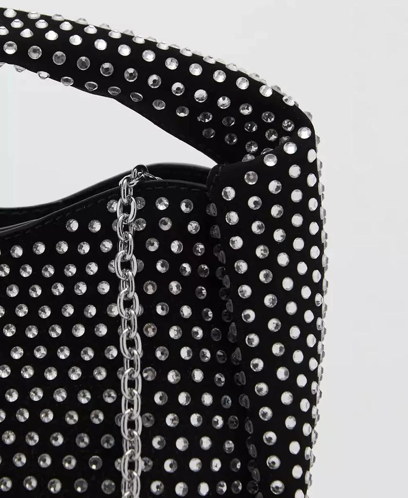 Mango Women's Mini Rhinestone Chain Bag 3