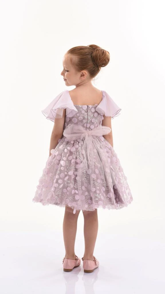 Mimi Tutu Lavender Jolene Polka Dot Applique Dress 3
