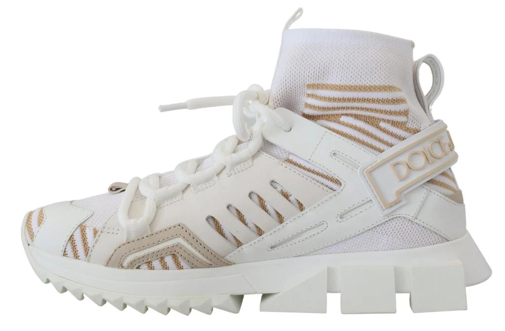 Dolce & Gabbana Dolce & Gabbana White Beige Sorrento Sneakers Shoes 4