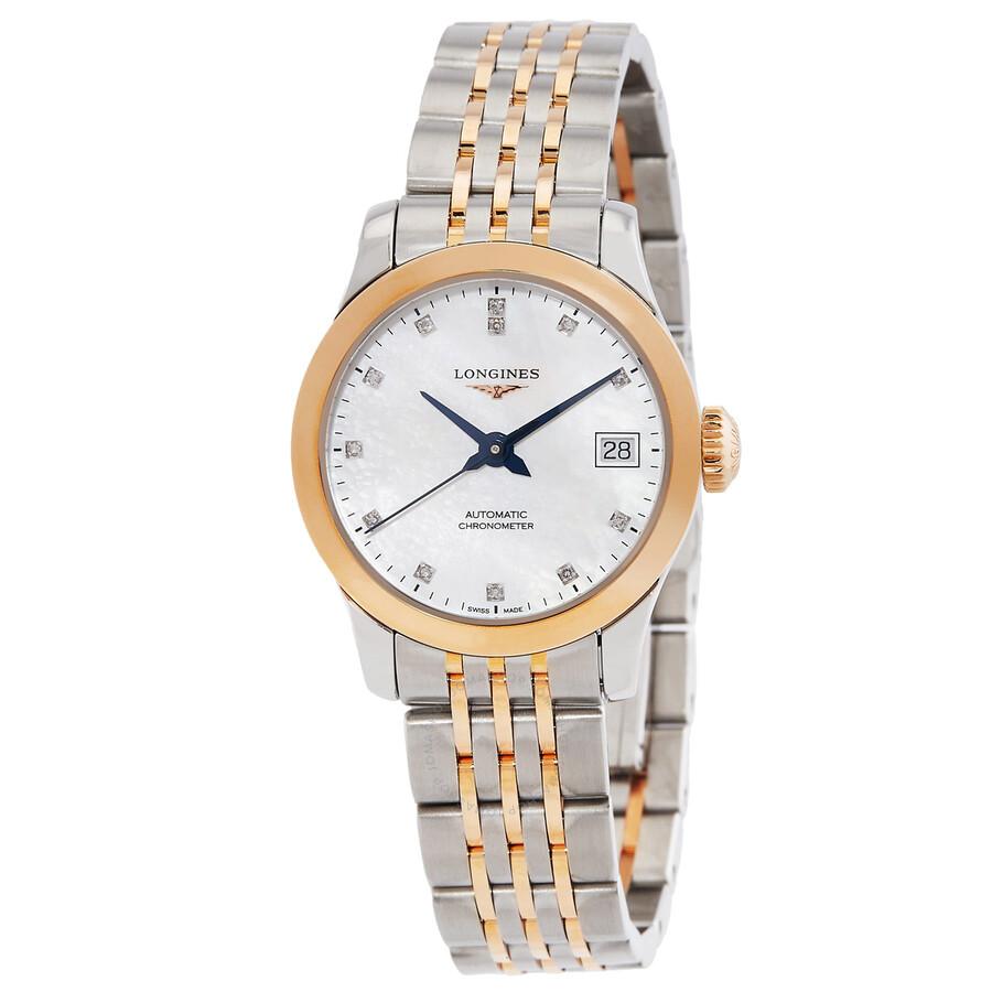 Longines Record Automatic Diamond Ladies Watch L23205877