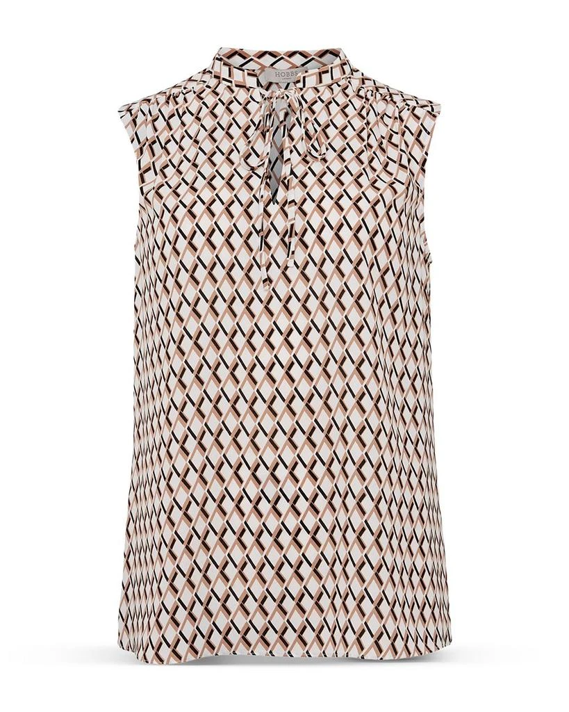 HOBBS LONDON Esmeralda Geo Print Blouse 6