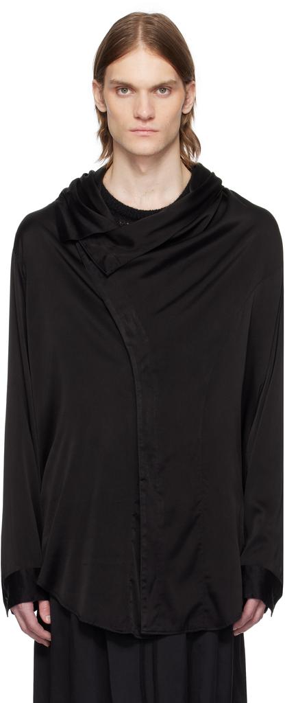 Julius Black Drape Long Sleeve T-Shirt - T-Shirts - Compare