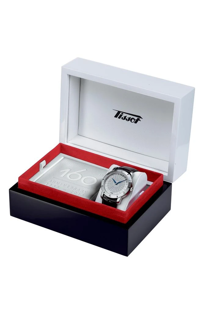 Tissot Heritage Navigator Automatic Leather Strap Watch, 43mm 2