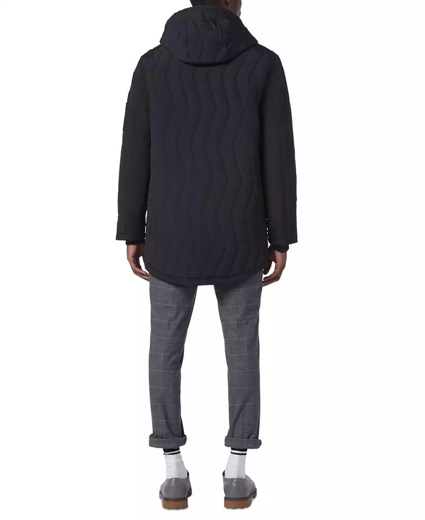 Marc New York by Andrew Marc Men's Foley Zig-Zag Quilt Hooded Parka 2