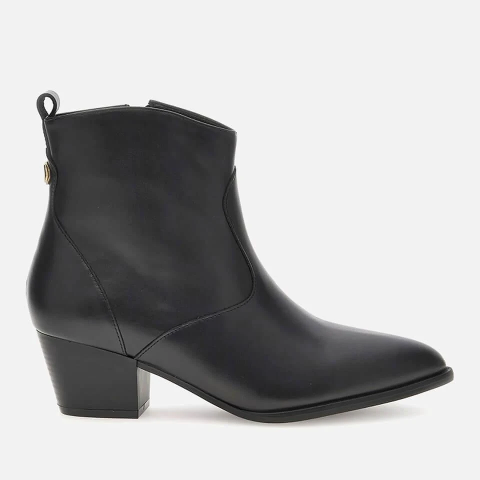 GUESS GUESS WOMEN'S BOYTA LEATHER WESTERN BOOTS 1