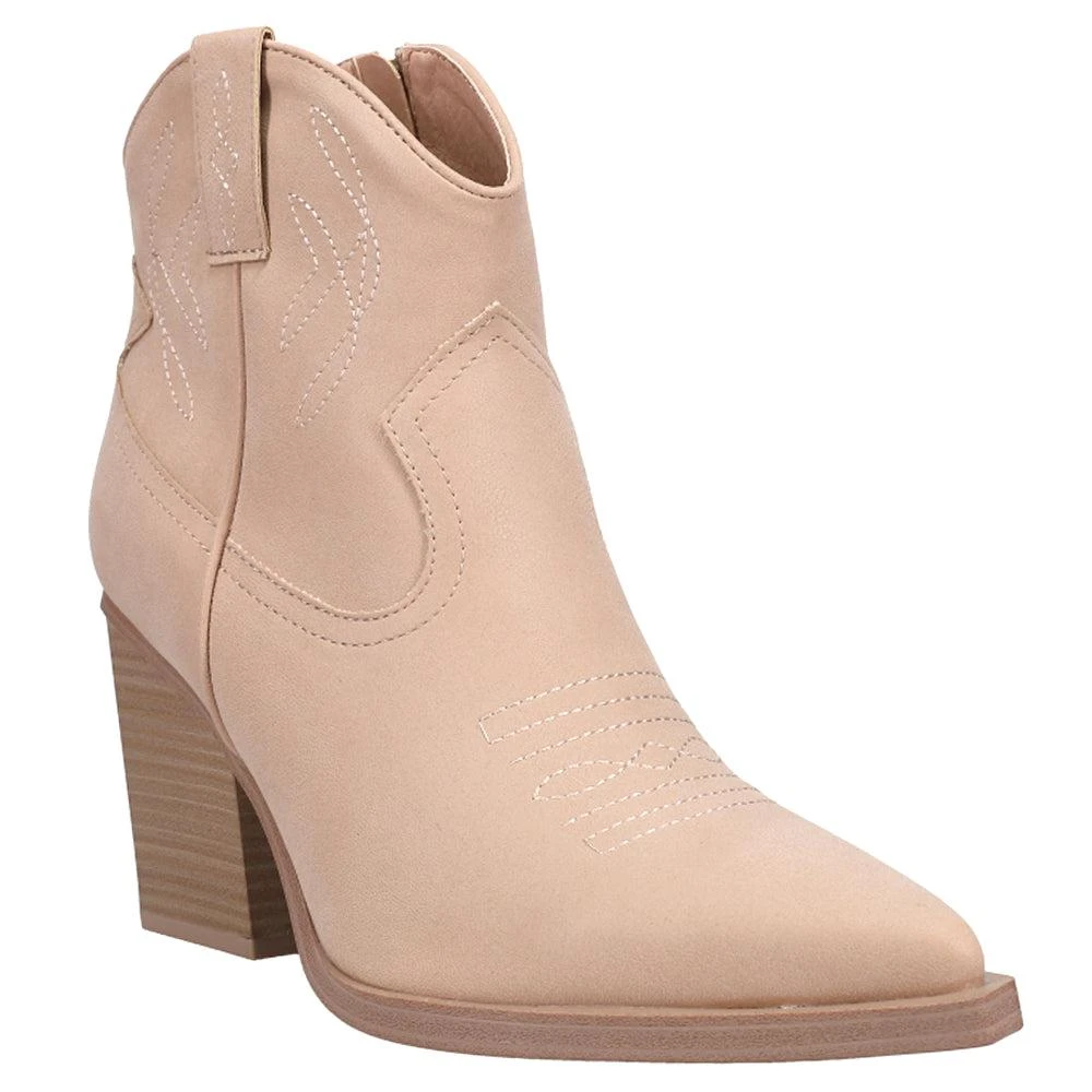 MIA Sawyer Pointed Toe Cowboy Booties 2