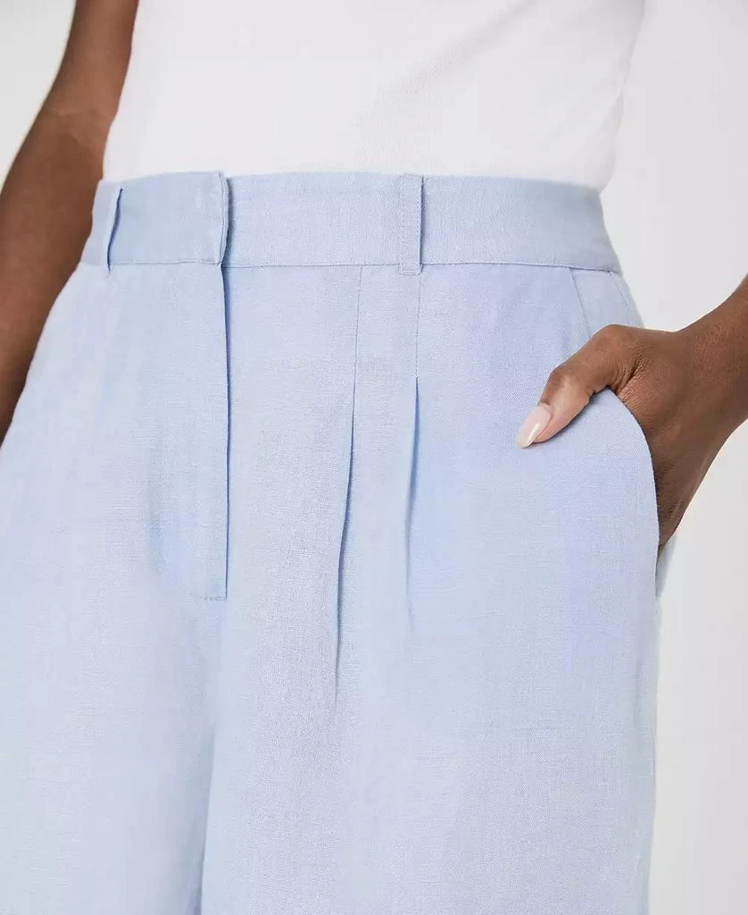 French Connection Women's Birdie Front-Pleat Wide-Leg Pants 4