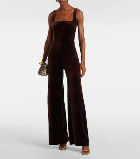 Galvan Vesper velvet jumpsuit 2