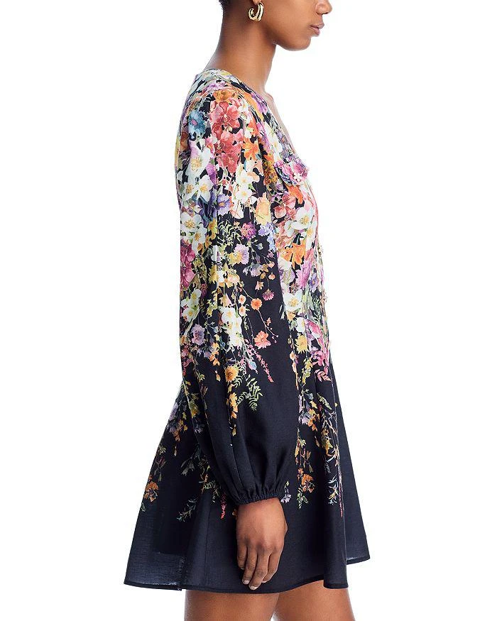 AQUA Floral Print Mini Dress - Exclusive 5