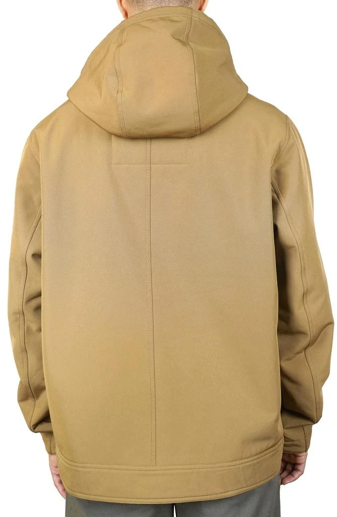 HAWKE & CO Water-Resistant Hooded Softshell Bonded Faux Shearling Lined Jacket 2