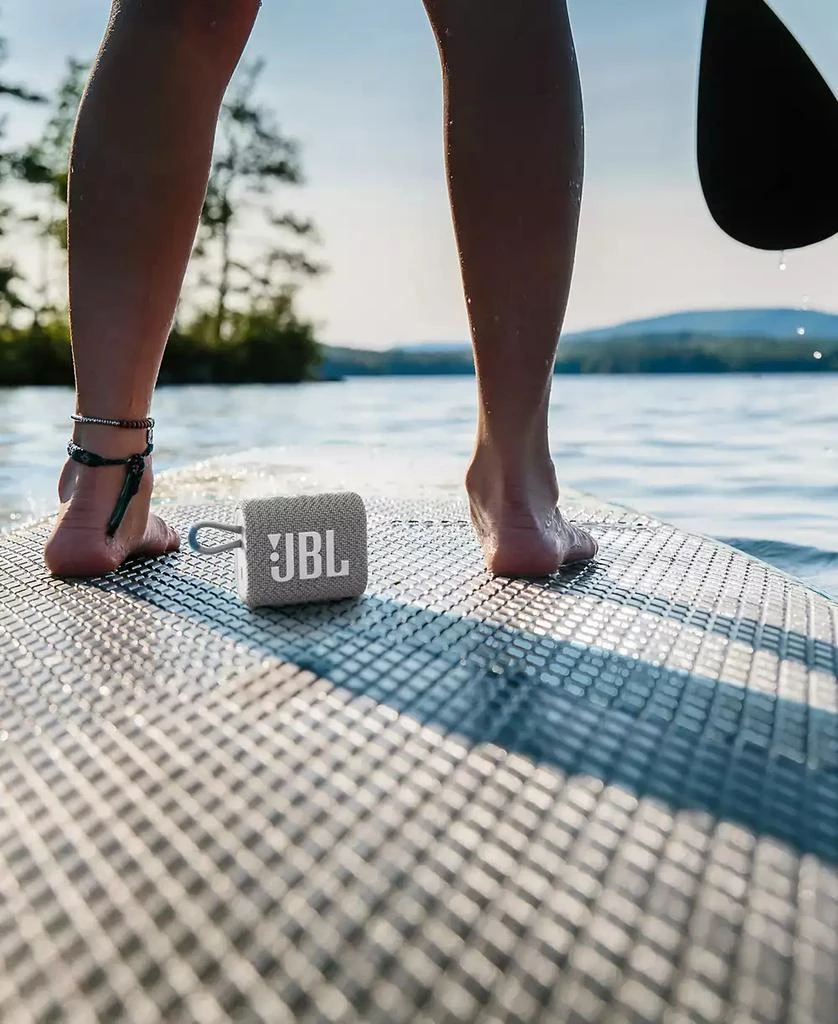 JBL Go 3 Water Resistance Bluetooth Speaker, Cloud White 5