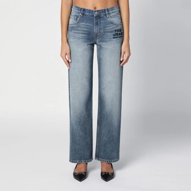 Marc Jacobs Washed denim jeans with logo 1