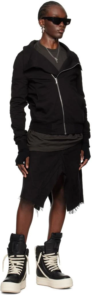 Rick Owens Black & Off-White Porterville Mega Geobasket Sneakers 5