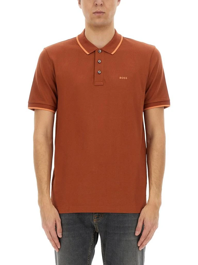 Hugo Boss Boss Hugo Boss Logo Detailed Polo Shirt 1
