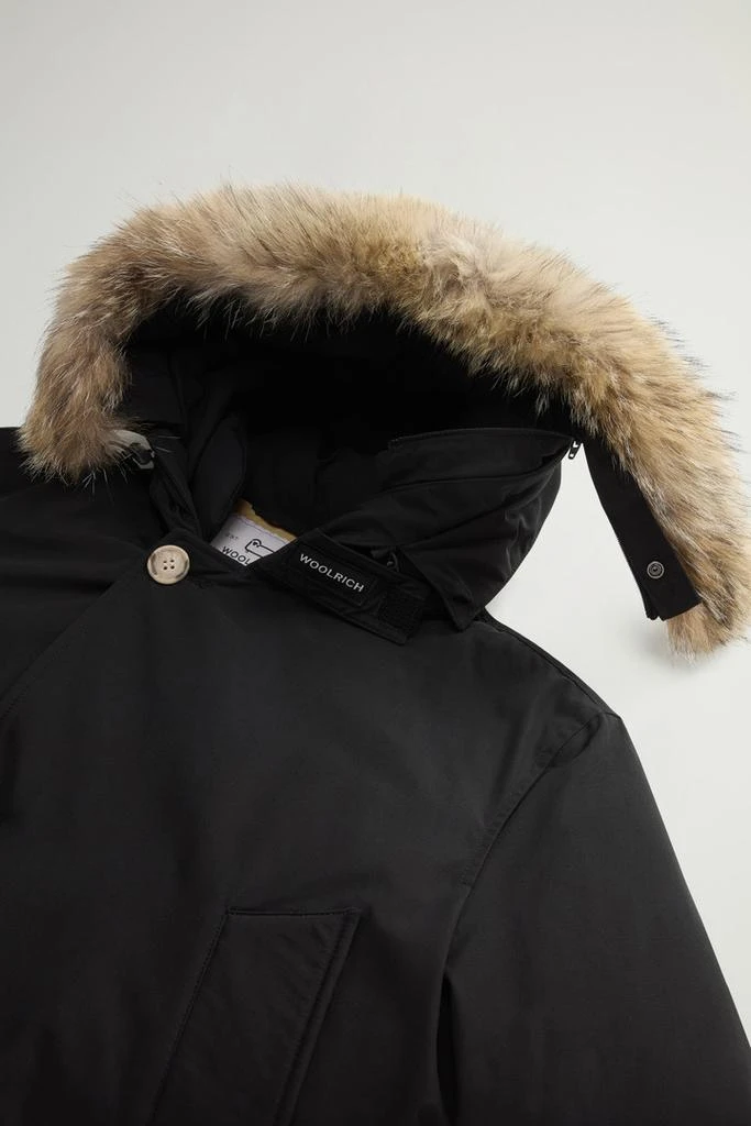 Woolrich Arctic Anorak in Ramar Cloth with Detachable Fur - Men - Black 7