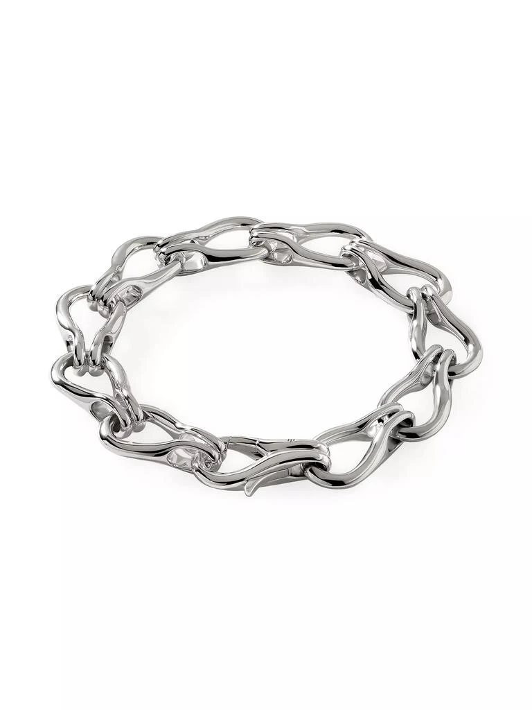 John Hardy Surf Sterling Silver Link Bracelet 5