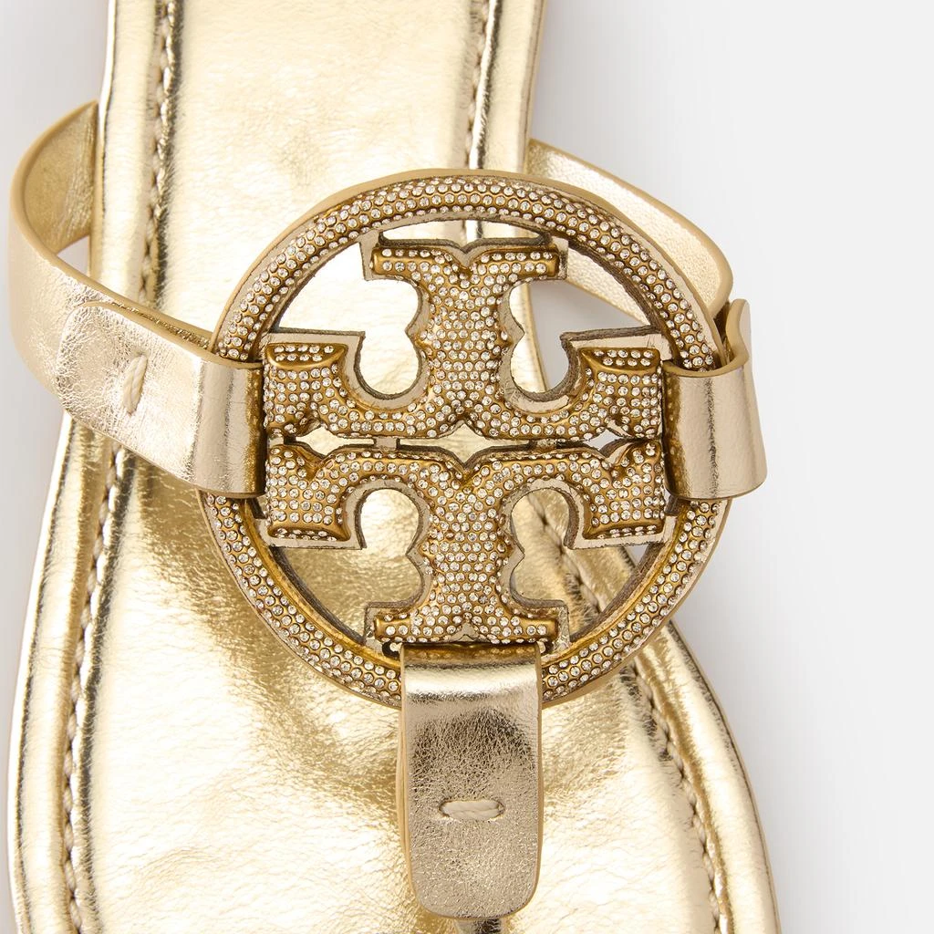 Tory Burch Women's Miller Embellished Leather Sandals 4