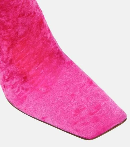 Vetements Velvet over-the-knee boots 6