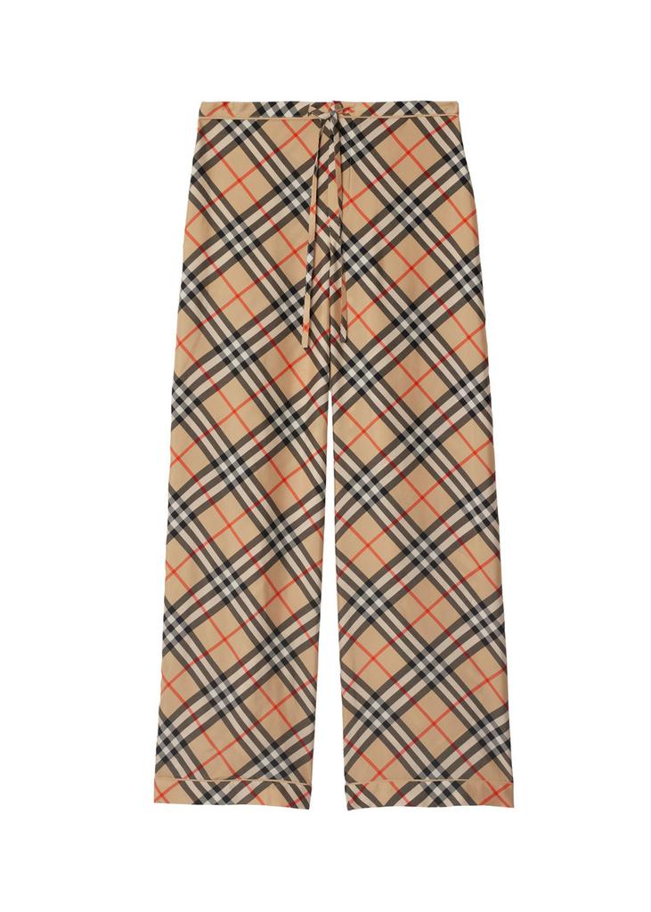 Burberry Check silk pyjama trousers