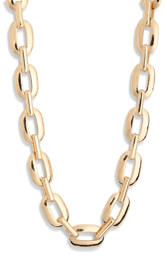 Nordstrom Knife Edge Oval Chain Link Necklace