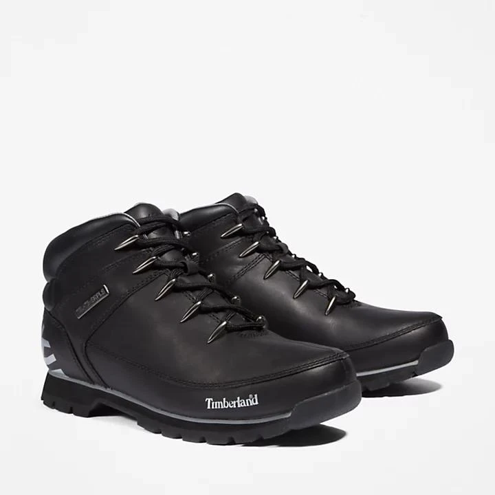 Timberland Euro Sprint Hiker for Men in Black Full-grain 4