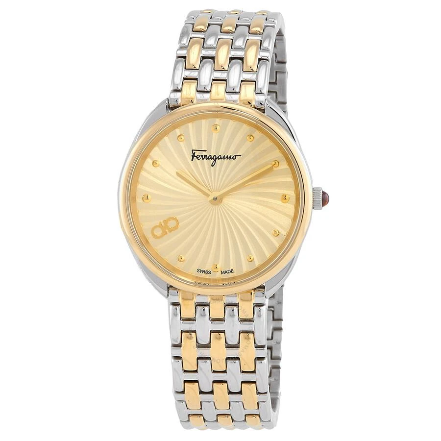 Salvatore Ferragamo Cuir Quartz Crystal Ladies Watch SFYN01222 1