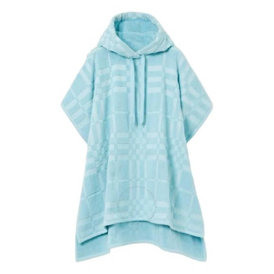 Burberry Check Jacquard Woven Towelling Poncho 1